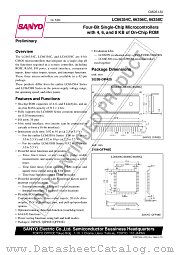 LC66358C datasheet pdf SANYO