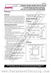 LC665308A datasheet pdf SANYO