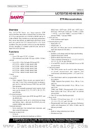 LC723740 datasheet pdf SANYO