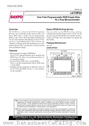LC72P32 datasheet pdf SANYO