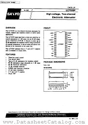 LC7535P datasheet pdf SANYO