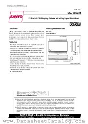 LC75893M datasheet pdf SANYO