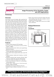 LC82103 datasheet pdf SANYO