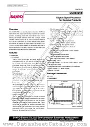 LC83025E datasheet pdf SANYO