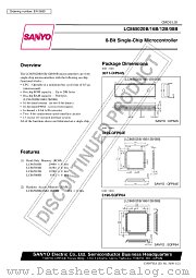 LC865016B datasheet pdf SANYO