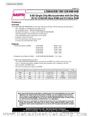 LC865520B datasheet pdf SANYO