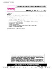 LC866428B datasheet pdf SANYO