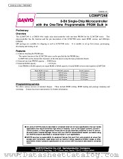 LC86P7248 datasheet pdf SANYO