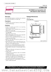 LC89512W datasheet pdf SANYO