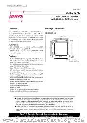 LC897127K datasheet pdf SANYO