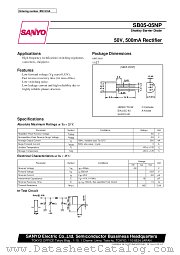 SB05-05NP datasheet pdf SANYO