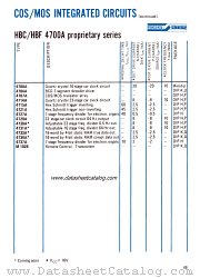 HBC4715A datasheet pdf SGS-ATES
