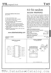 T165 datasheet pdf SGS-ATES