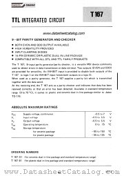 T167 datasheet pdf SGS-ATES