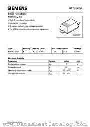 BBY52-02W datasheet pdf Siemens