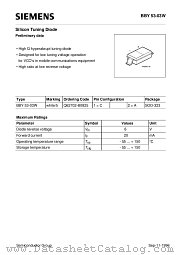BBY53-03W datasheet pdf Siemens