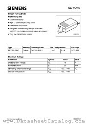 BBY55-03W datasheet pdf Siemens