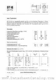 BFY46 datasheet pdf Siemens