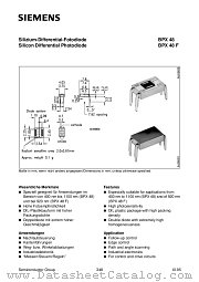 BPX48 datasheet pdf Siemens