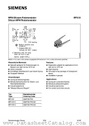 BPX81 datasheet pdf Siemens