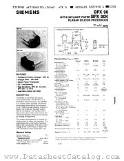 BPX90K datasheet pdf Siemens