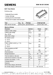 BSM100GD120DN2 datasheet pdf Siemens