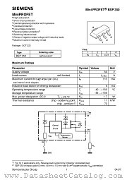 BSP350 datasheet pdf Siemens