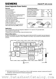 BTS410H2 datasheet pdf Siemens