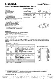 BTS726L1 datasheet pdf Siemens