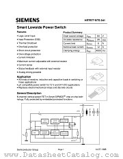 BTS941 datasheet pdf Siemens