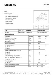 BUP307 datasheet pdf Siemens