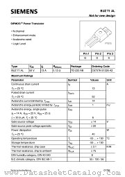 BUZ71AL datasheet pdf Siemens