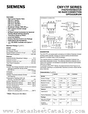 CNY17F datasheet pdf Siemens