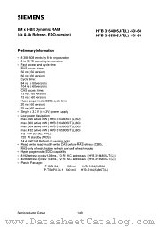 HYB3165805J-60 datasheet pdf Siemens