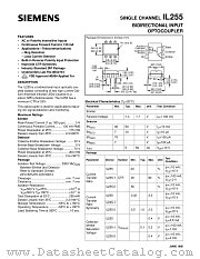 IL255 datasheet pdf Siemens