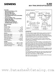 IL420 datasheet pdf Siemens