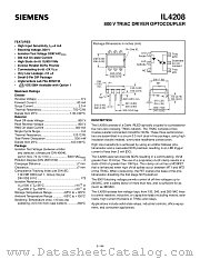 IL4208 datasheet pdf Siemens