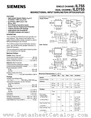 ILD755 datasheet pdf Siemens