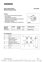 KPY33-RK datasheet pdf Siemens
