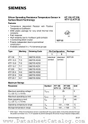 KT230 datasheet pdf Siemens