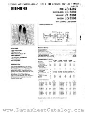 LS5360 datasheet pdf Siemens