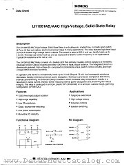 LH1061AAC datasheet pdf Siemens