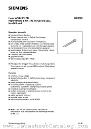 LHK376-S datasheet pdf Siemens
