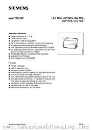 LOPT670-G datasheet pdf Siemens