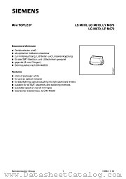 LPM670-GK datasheet pdf Siemens