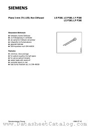 LSP380-P datasheet pdf Siemens