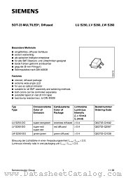 LVS260-DO datasheet pdf Siemens