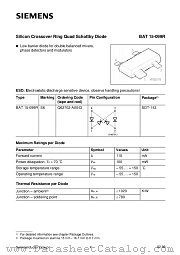 BAT15-099R datasheet pdf Siemens