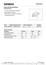 BAR65-03W datasheet pdf Siemens