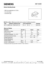 BAT15-03W datasheet pdf Siemens